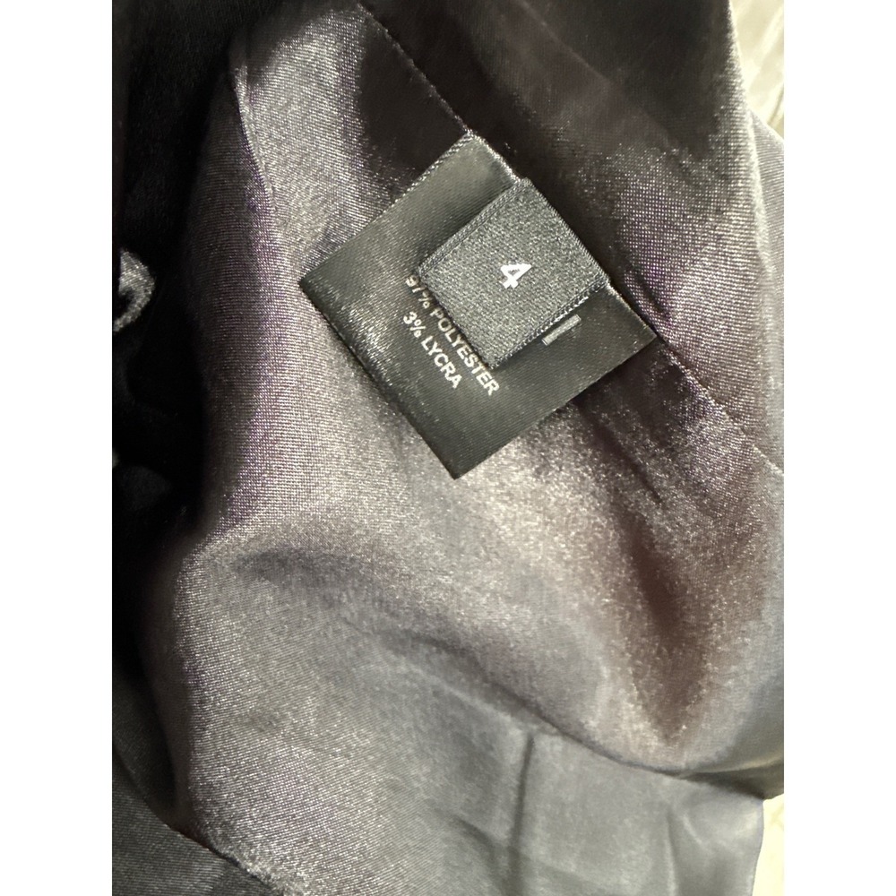 NEW Ruti The Micro Suede Classic Blazer Olive Green Single Button Size (4) 14 - Picture 8 of 10